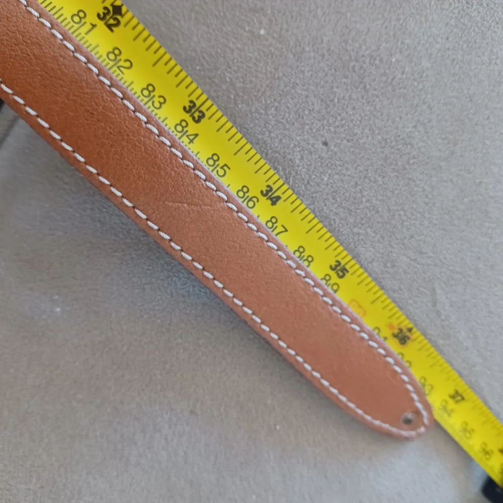 Landrex Vintage Belt brown Western Leather Made In France Y2k country Festival